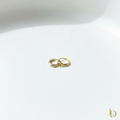 Grave Hoop Earrings - polished gold engraved hoop earrings