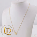 18k Gold Butterfly Necklace 1.3g