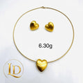 18 Karat Love Necklace Half Set 6.3g