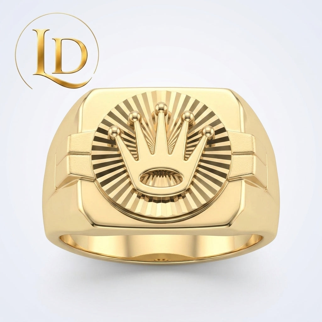 18 Karat Imperial Crown Ring 8.1g