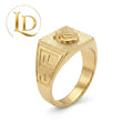 18 Karat Lion King Signet Ring 4.82g