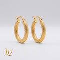 18 Karat Children Hoop Earrings- style A