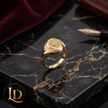 18 Karat Women Fashion Ring Size 8.5