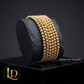18 Karat Gold Ball Elastic Bracelet (Exclusive) - 0.8g per piece