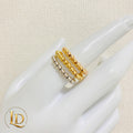 18 Karat Gold Ball Ring (Elastic) - 0.3g Per Piece