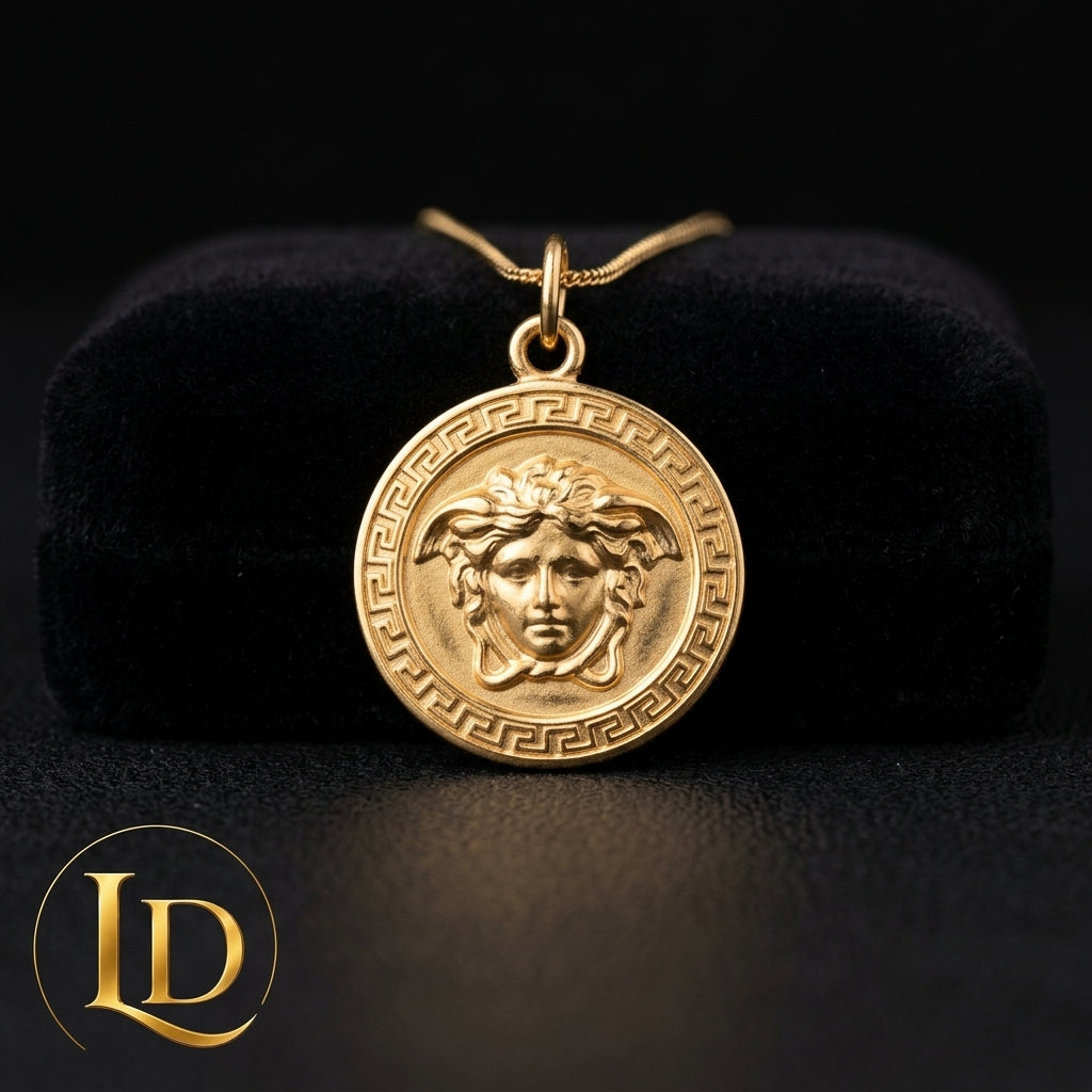 18 Karat Medusa Pendant 1g