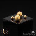 18 Karat Double Sided Stud 3.5g