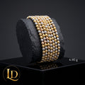 18 Karat Diamond Cut Bracelet (Extension)  4.90g per piece 8"