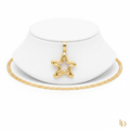 Marina Starfish Pendant - gold hollow starfish pendant